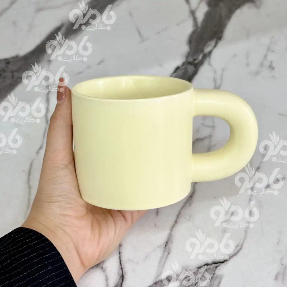 ماگ سرامیکی ساده دسته تپل 1ـ58 — تصویر ۲