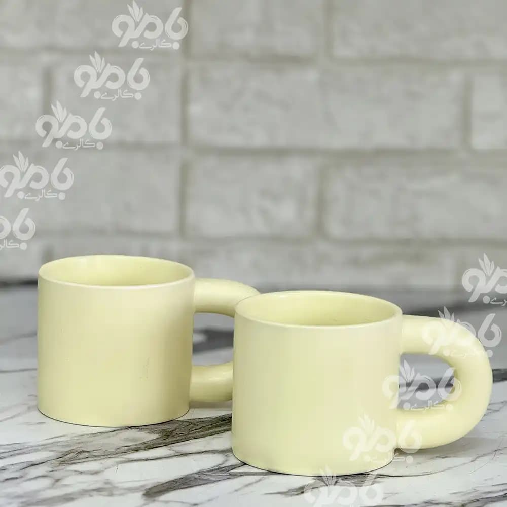 ماگ سرامیکی ساده دسته تپل 1ـ58