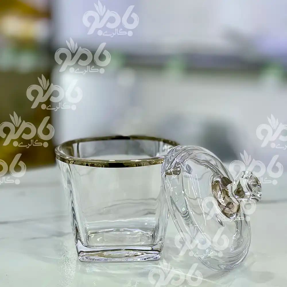 قندان استرلینگ وارداتی قطر 9 سانتی‌متر لب سیلور — تصویر ۲