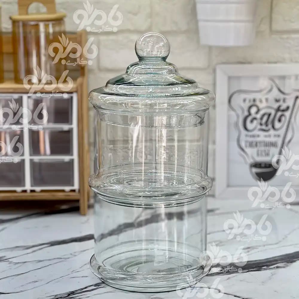 کندی باکس شیشه ای 2طبقه بزرگ گامان