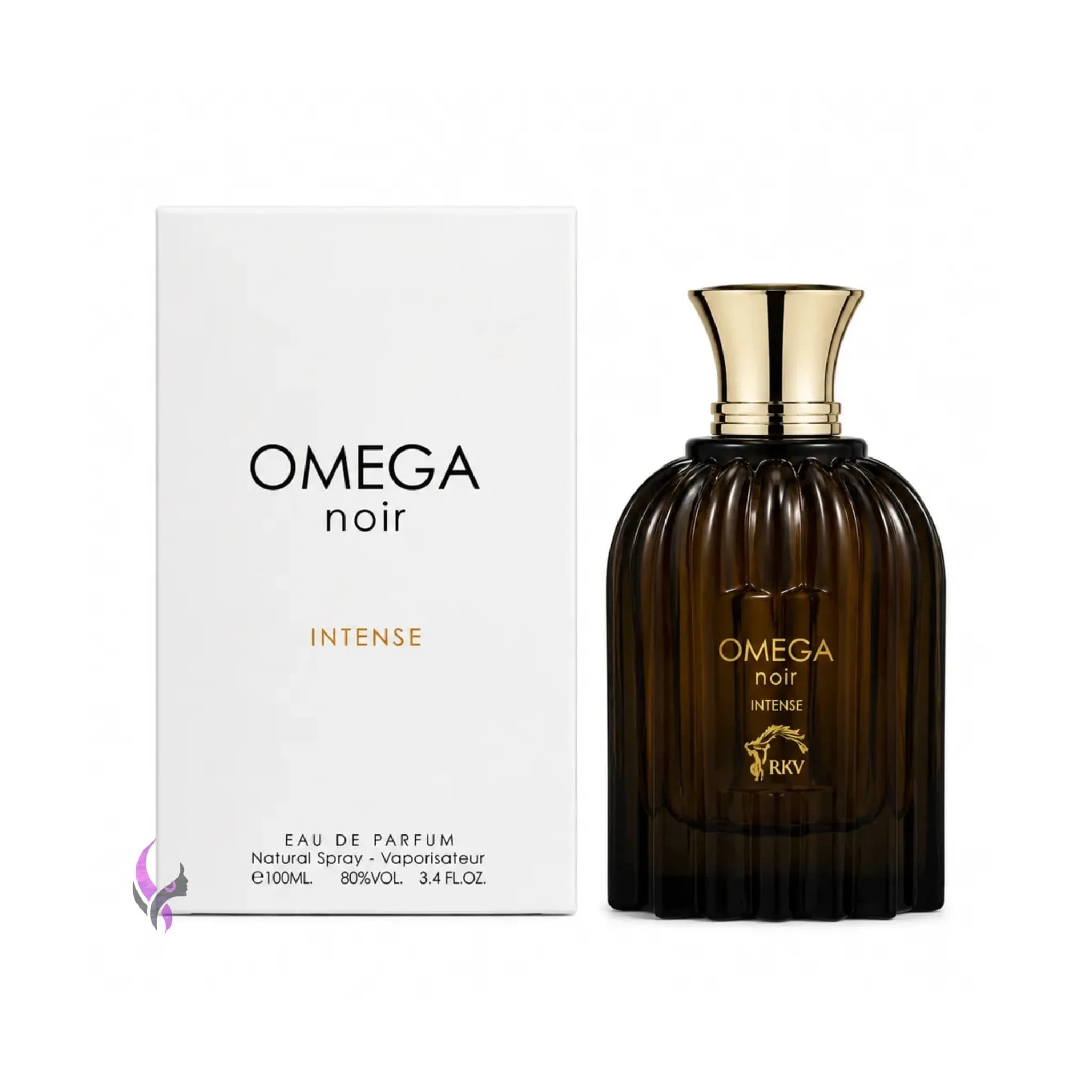 ادکلن اومگا نویر اینتنس آر کی وی RKV OMEGA noir