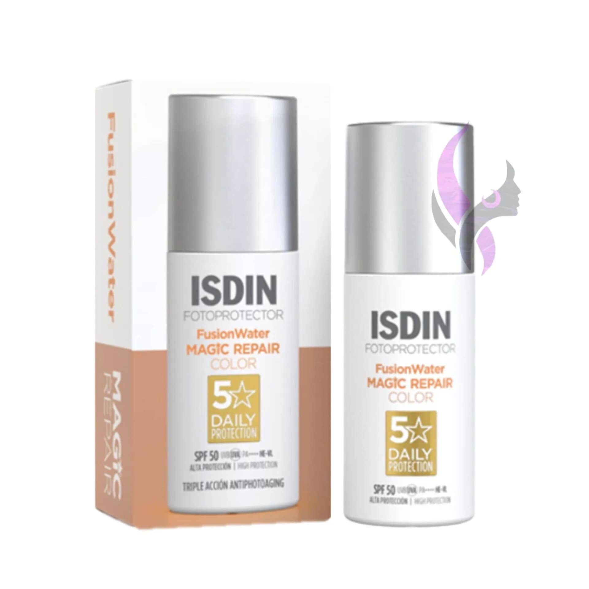 ضد آفتاب ضدچروک رنگی ایزدین فیوژن واتر Age Repair Color SPF50
