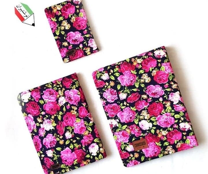 ست کلاسور دفتر و دفترچه مهربانو جلد پارچه ای 63050