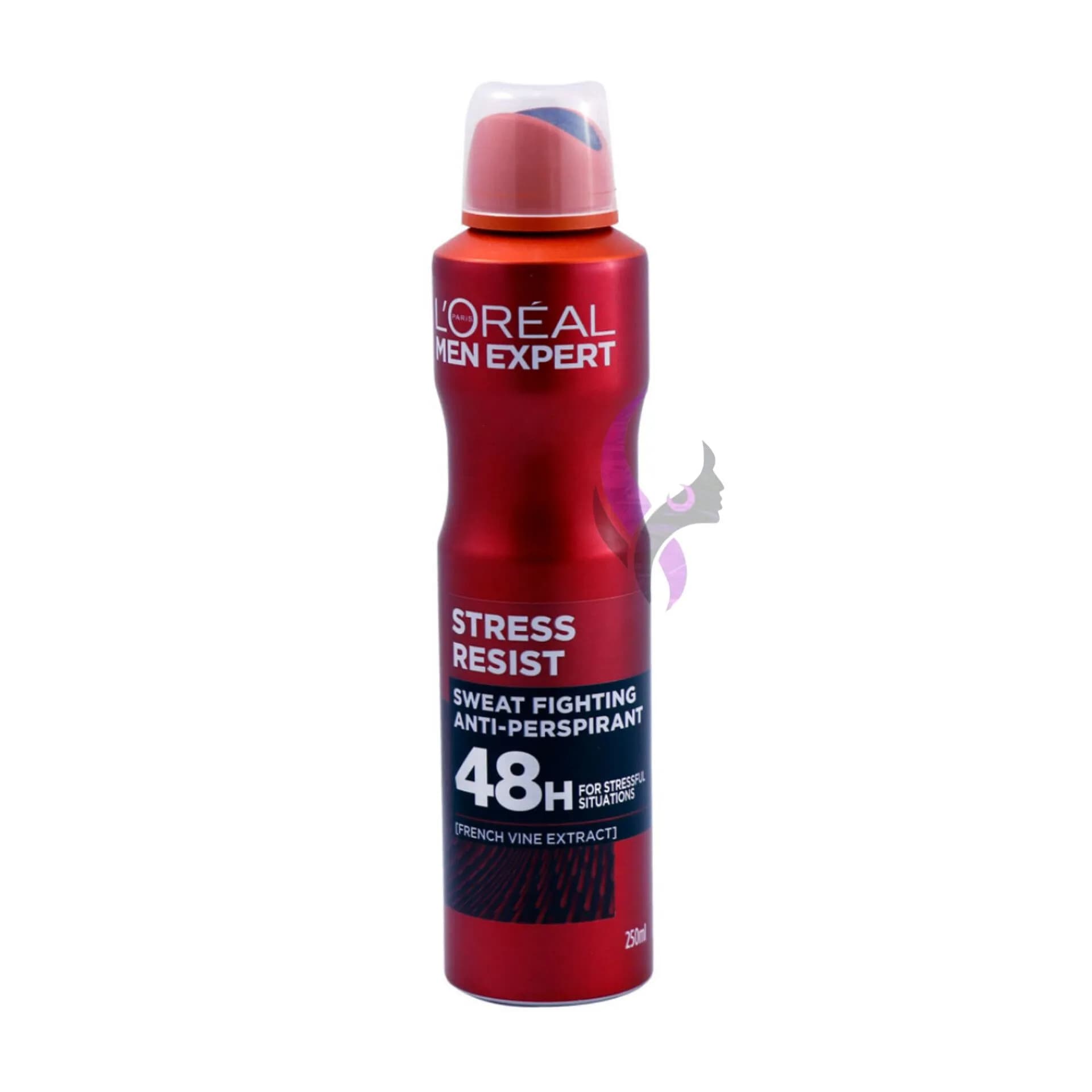 اسپری خوش‌‎بو کننده مردانه لورال Loreal مدل Stress resist حجم 250 میلی‌لیتر
