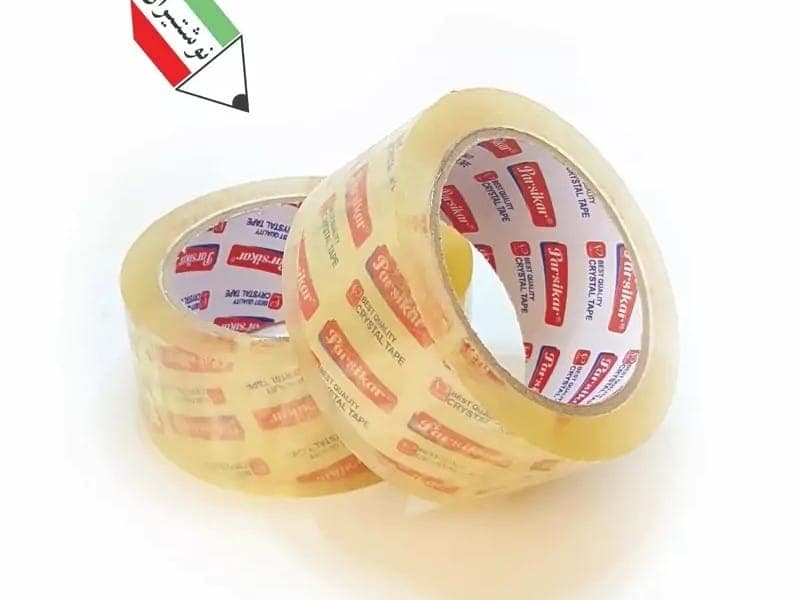 چسب پهن 90 یارد 43 میکرون پارسیکار 9043