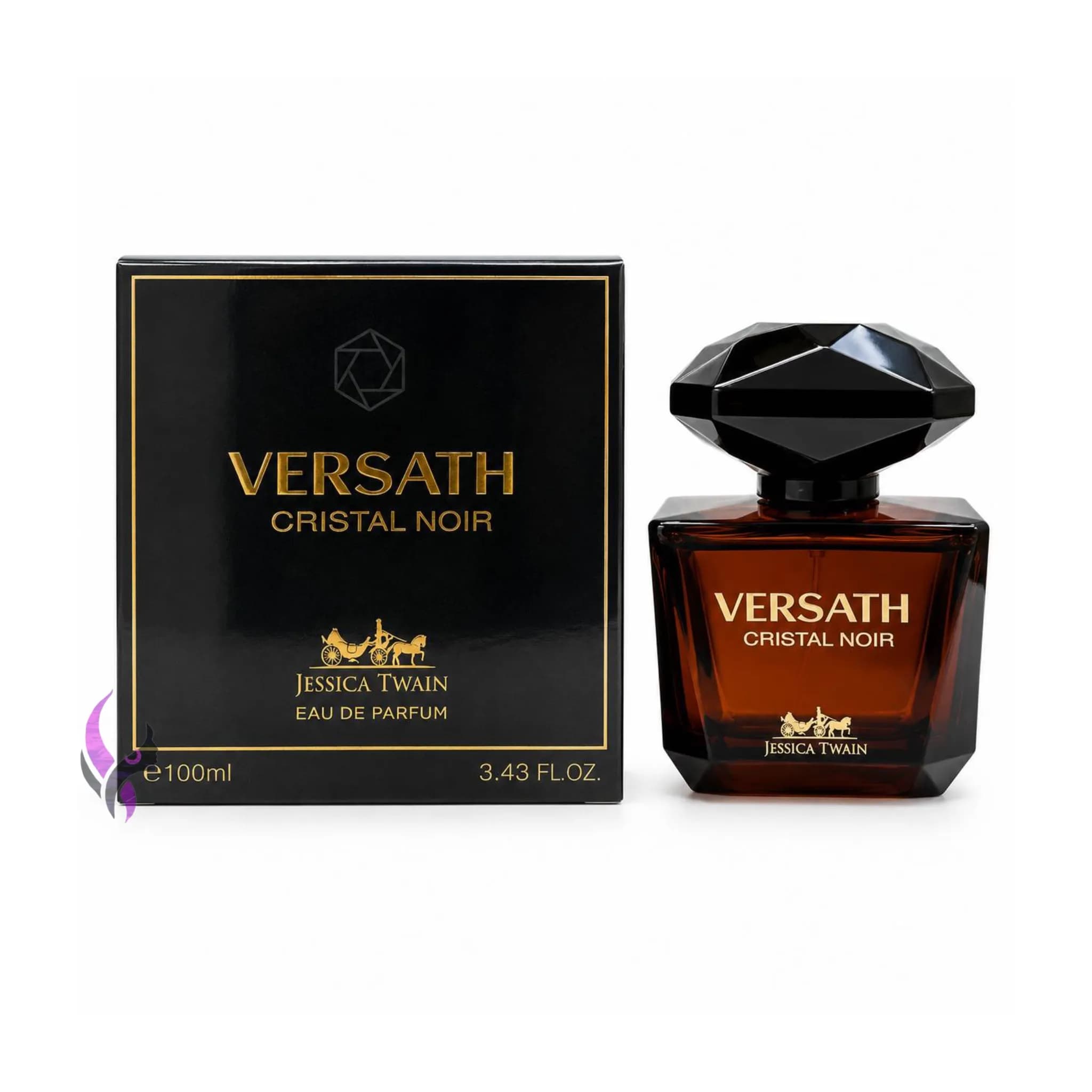 ادکلن ورساچه کریستال نویر جسیکا توین (ورساچه مشکی) Versace Crystal Noir