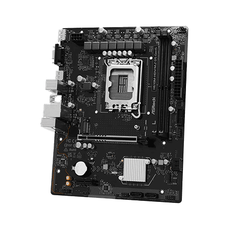 مادربرد ازراک مدل H610M-HDV/M.2+ DDR5 Black — تصویر ۴