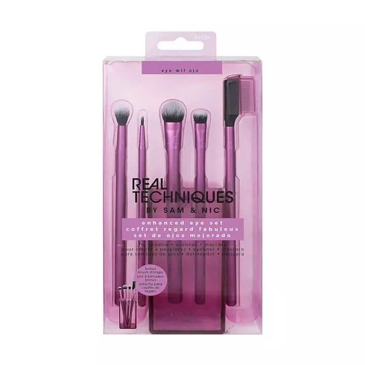ست براش آرایشی ریل تکنیک مدل Artist Essentials مجموعه ۵ عددی براش حرفه‌ای میکاپ