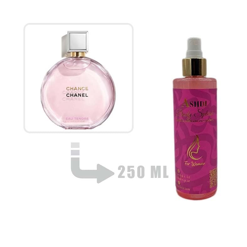 بادی اسپلش شنل چنس او تندر زنانه-چنل چنس او تندر ادوپرفیوم 250 میل | Chanel Chance Eau Tendre EDP for Woman 250ml