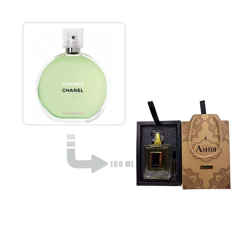 عطر ادکلن شنل چنس اوفرش سبز زنانه 100 میل اشدی | Chanel Chance Eau Fraiche for Woman Ashdi 100ml