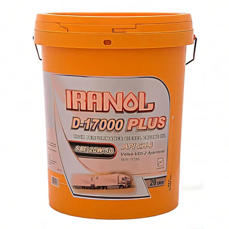 روغن موتور ایرانول D17000 مدل 20W-50 CH-4 بیست لیتری