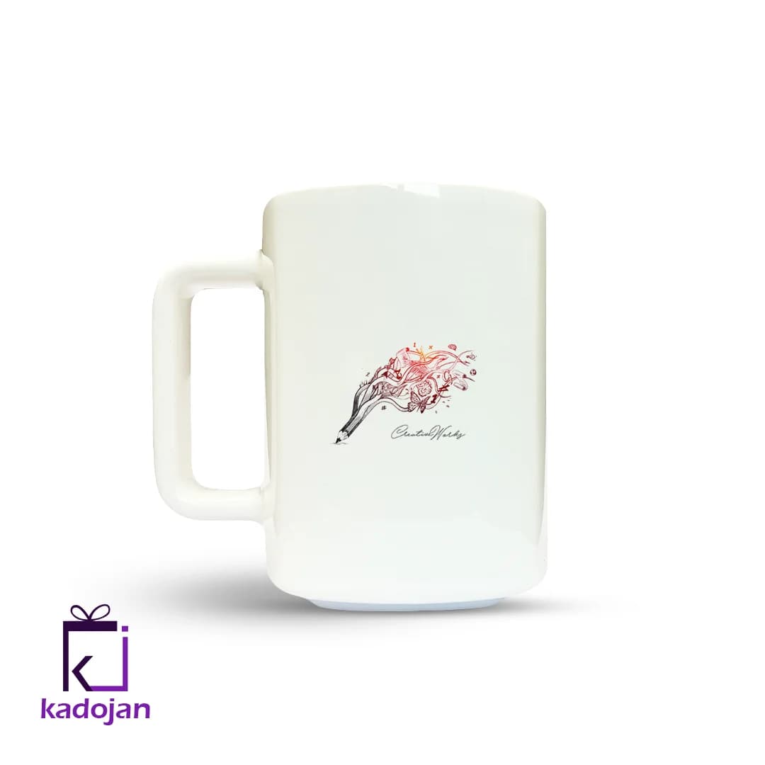 ماگ فانتزی طرح دار کد 1856