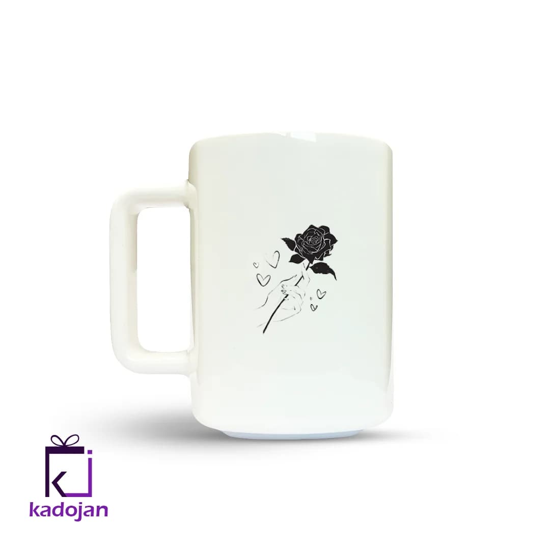 ماگ فانتزی طرح گل کد 1840
