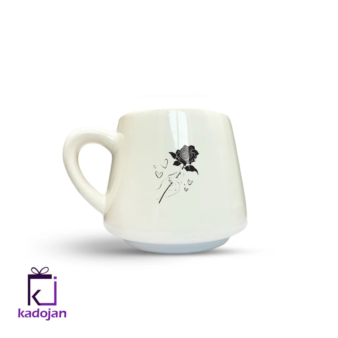 ماگ فانتزی طرح گل کد 1816