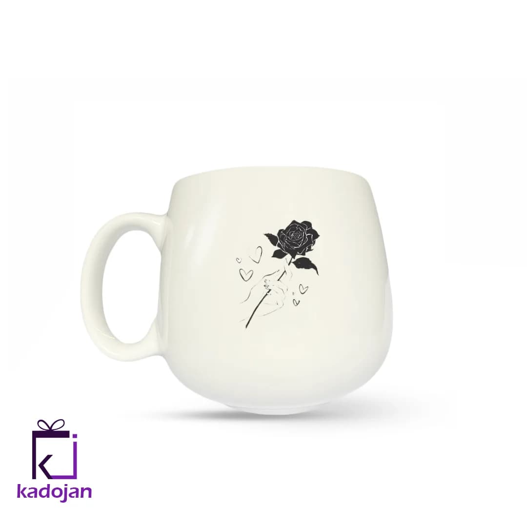 ماگ فانتزی طرح گل کد 1790