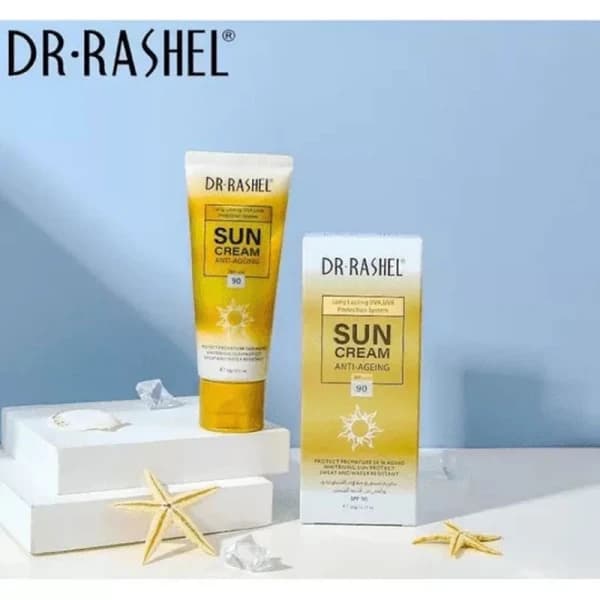 کرم ضدآفتاب جوانساز SPF90 دکتر راشل 60 گرم — تصویر ۴
