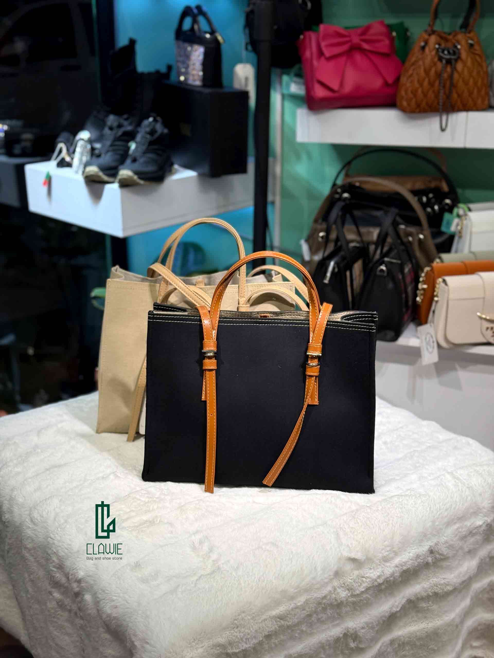 کیف بزرگ: کتان دوشی/دو کیف