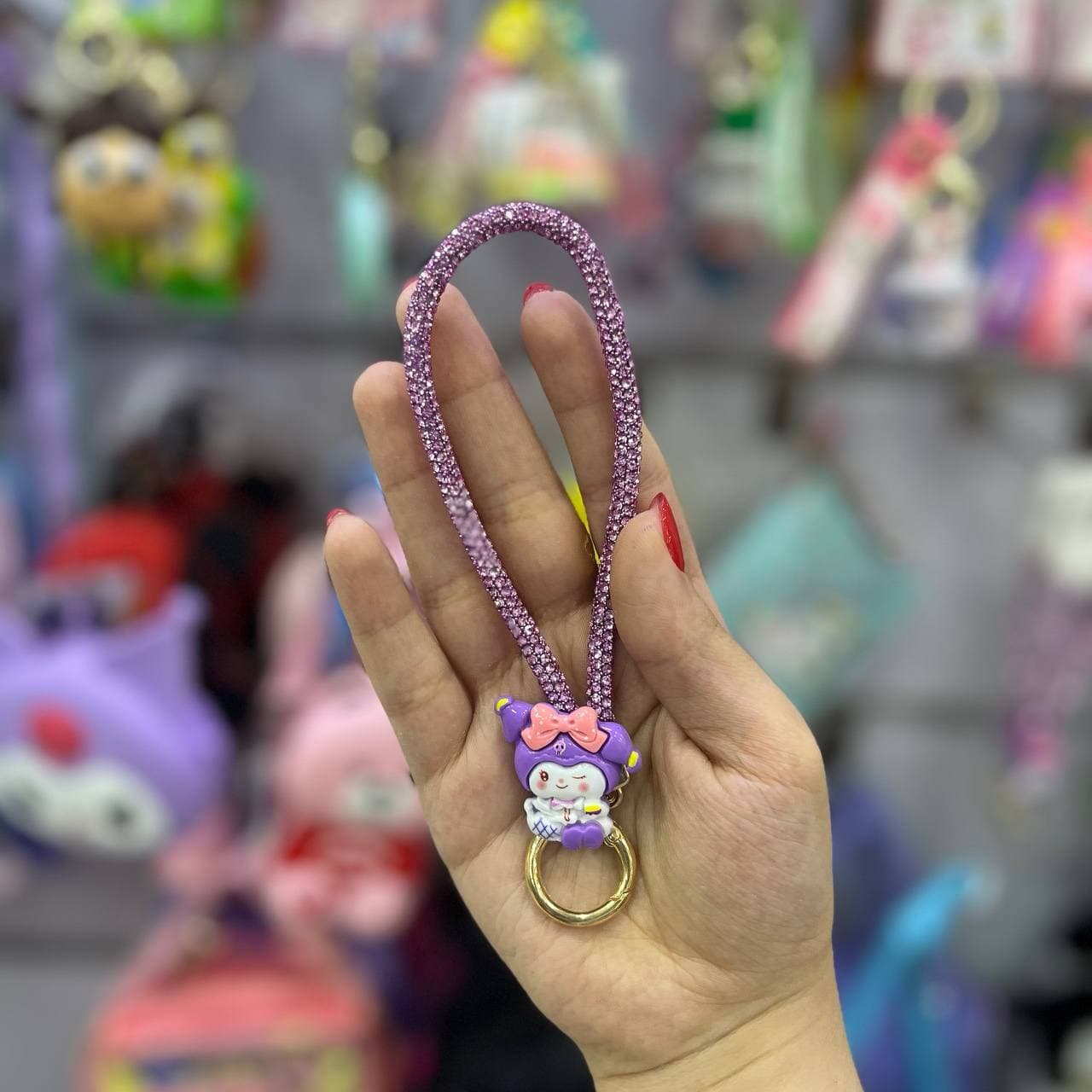 آویز موبایل کرومی