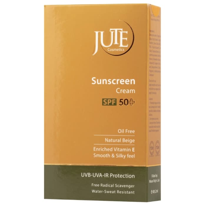 کرم ضد آفتاب رنگی ژوت SPF50 مدل Cosmetics محافظ UVA ،UVB، تنظیم ترشح چربی پوست، مناسب پوست چرب بژ طبیعی حجم 40 میلیلیتر — تصویر ۲