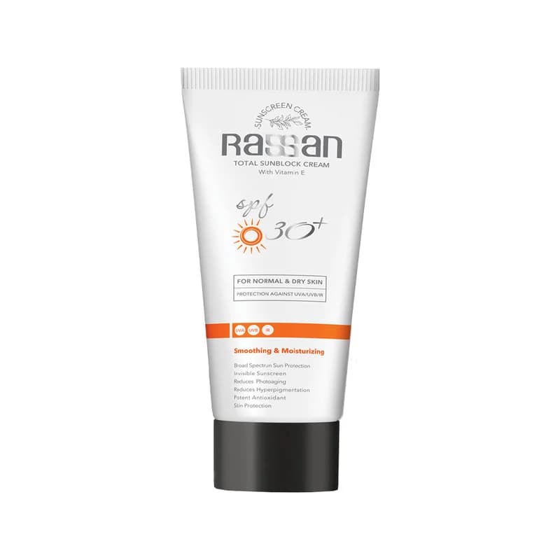 کرم ضد آفتاب بدون رنگ راسن SPF 30 مدل spectrun مناسب پوستهای معمولی حجم 40 میلی لیتر — تصویر ۲