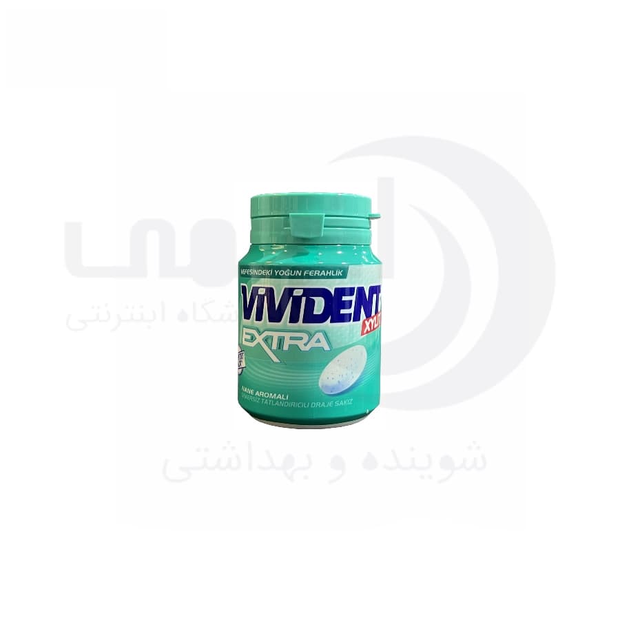 آدامس ویویدنت اکسترا نعنایی بدون قند خنک کننده دهان حجم 66 گرم
