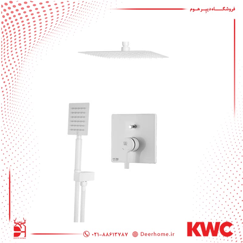 شیر حمام KWC مدل آوا تیپ 3 یونیورسال — تصویر ۳