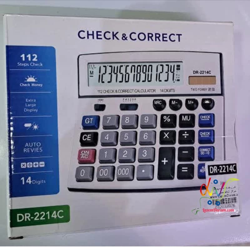 ماشین حساب مدل CT-2214C — تصویر ۲