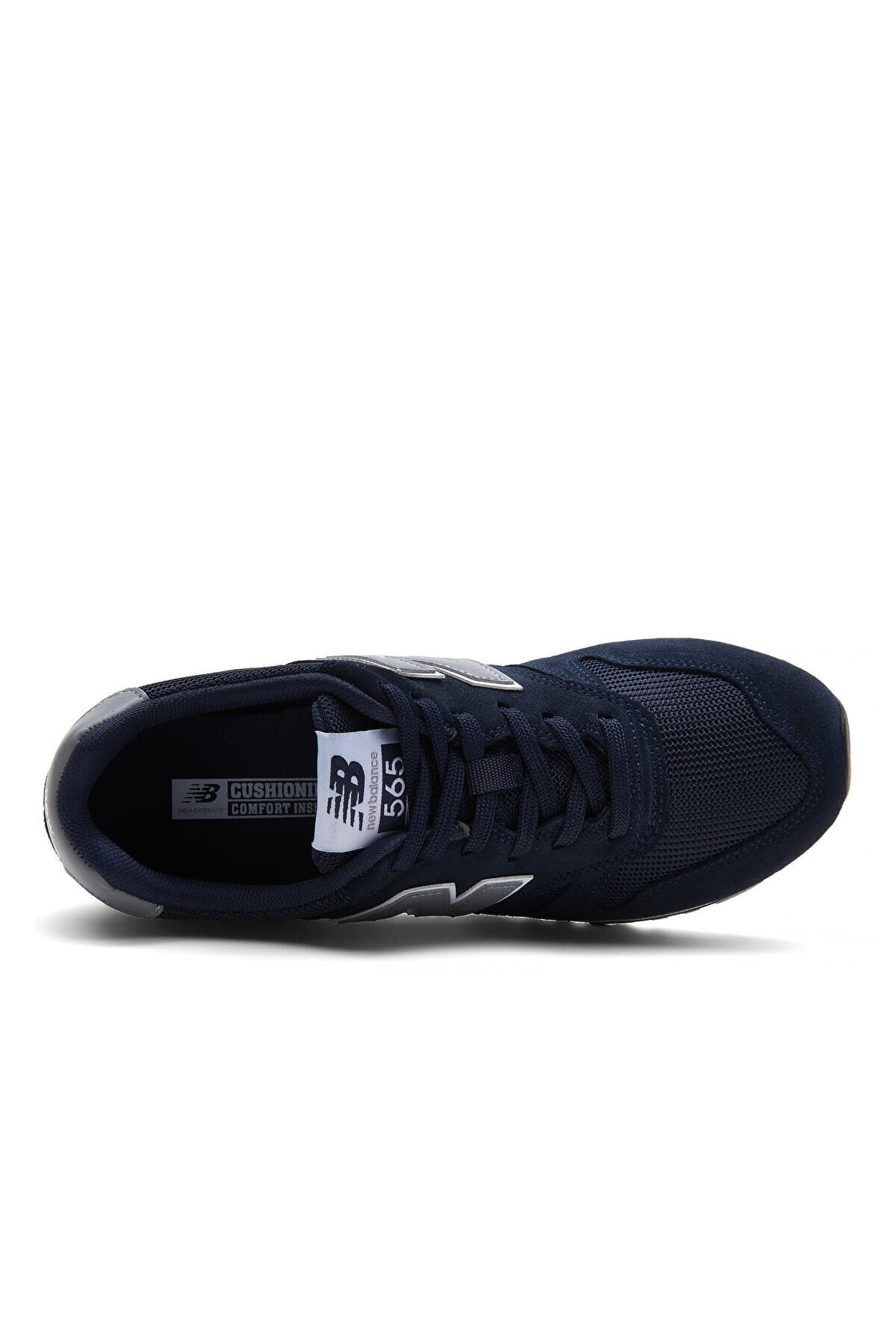 کفش اسنیکر نیو بالانس مردانه چرم سبز بیسیک راسته اسپرت | New Balance ML565NVY TR — تصویر ۲