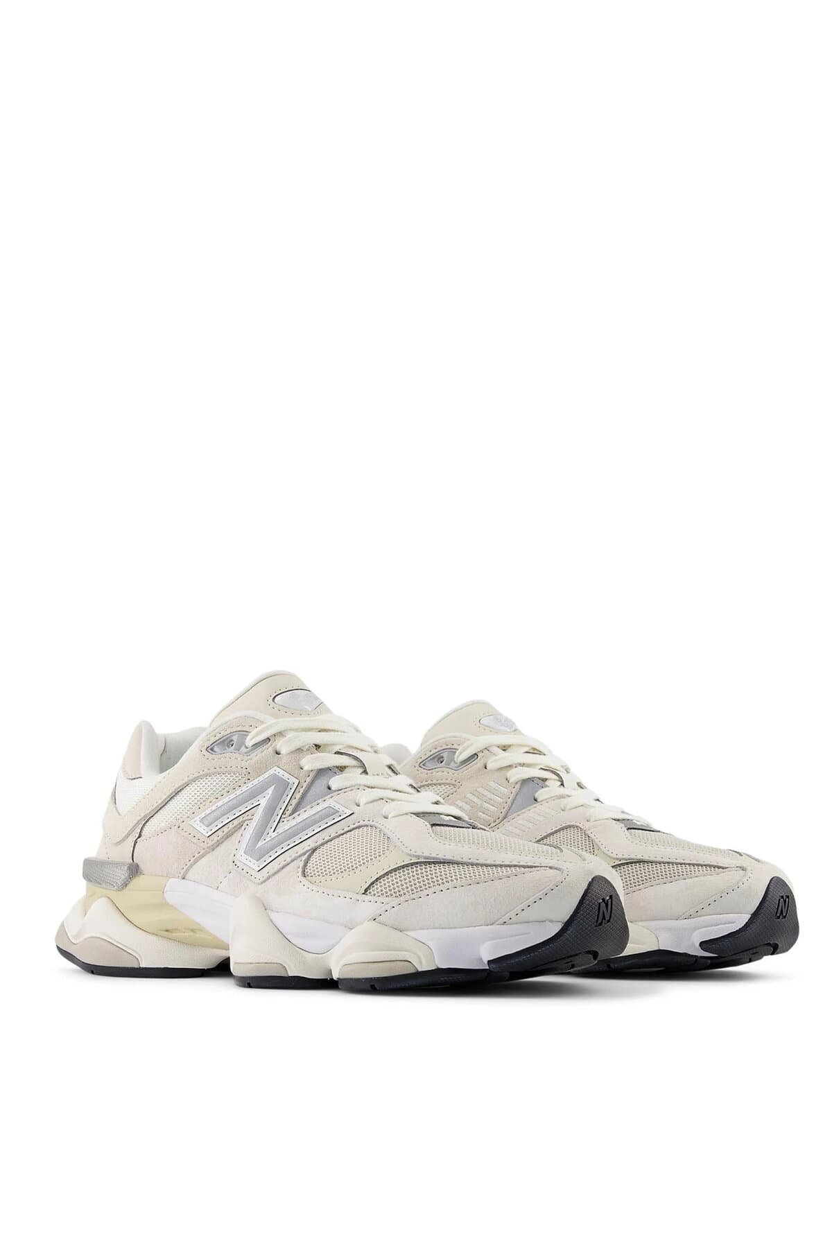 کفش اسنیکر نیو بالانس زنانه چرم سفید راسته اسپرت | New Balance U9060WHT-WHT VI — تصویر ۲