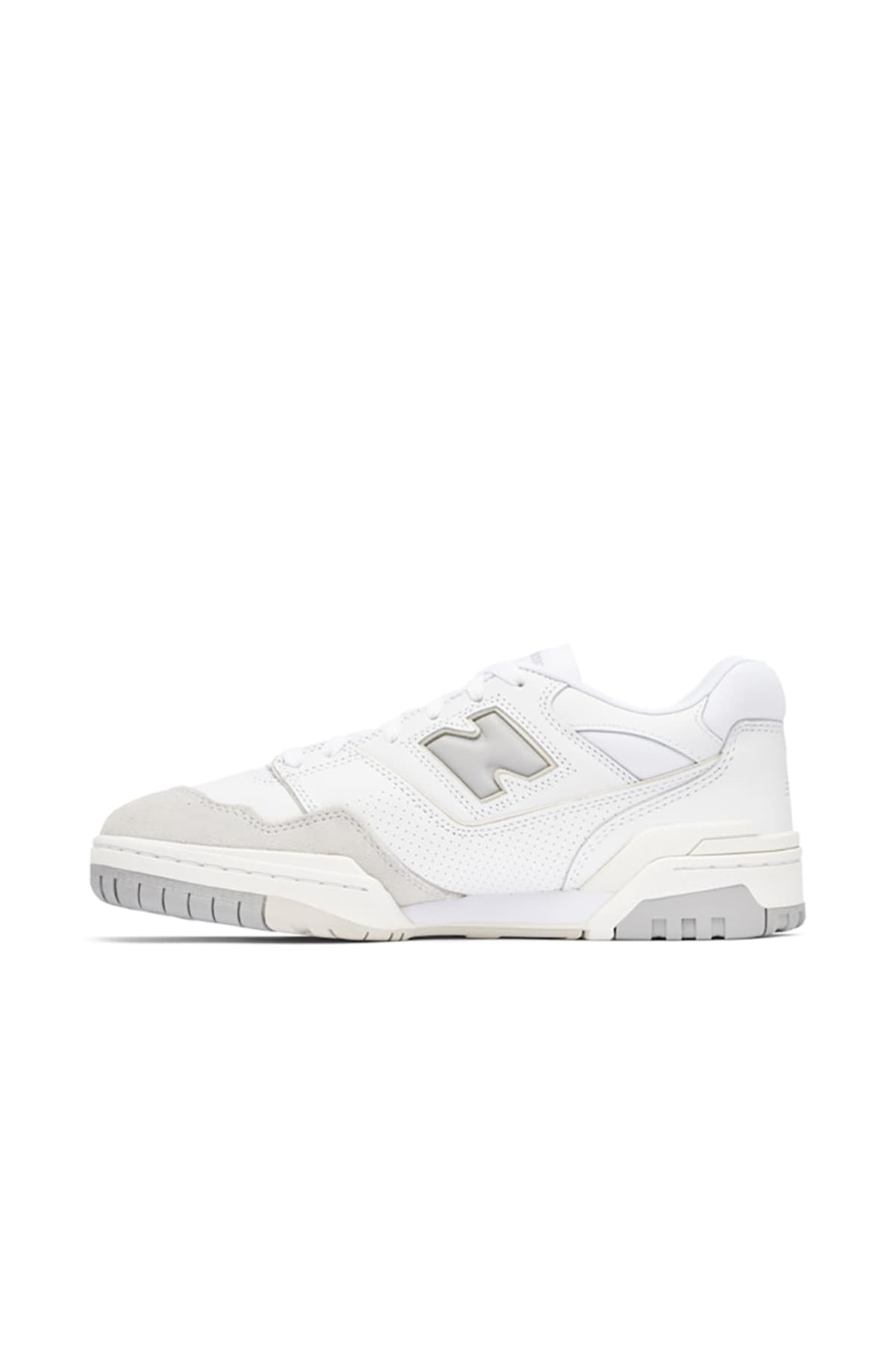 کفش اسنیکر نیو بالانس مردانه پارچه سفید بیسیک راسته اسپرت | New Balance BB550FC1 VN — تصویر ۲