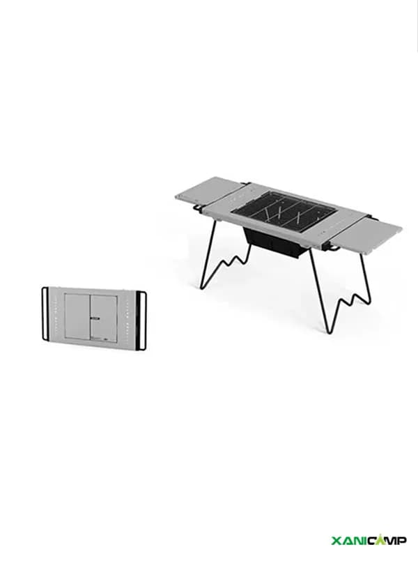 میز باربیکیو نیچرهایک رنگ طوسی مدل CNK2300CW014