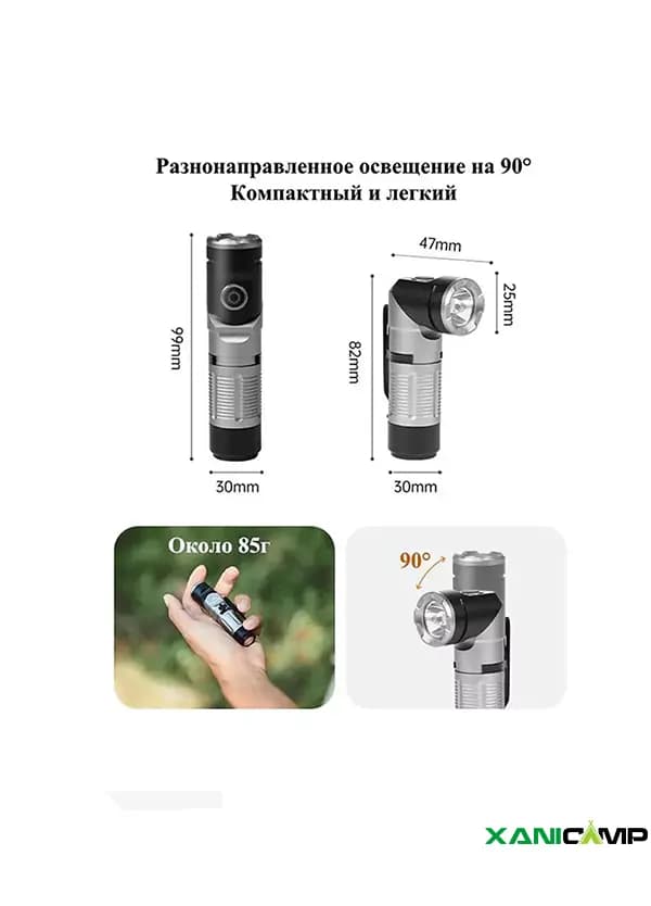 چراغ قوه مینی نیچرهایک مدل CNK2450ZM013 — تصویر ۴