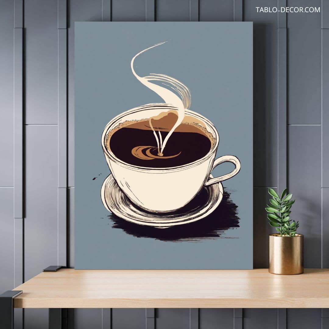 تابلو قهوه مدرن Modern coffee — تصویر ۲