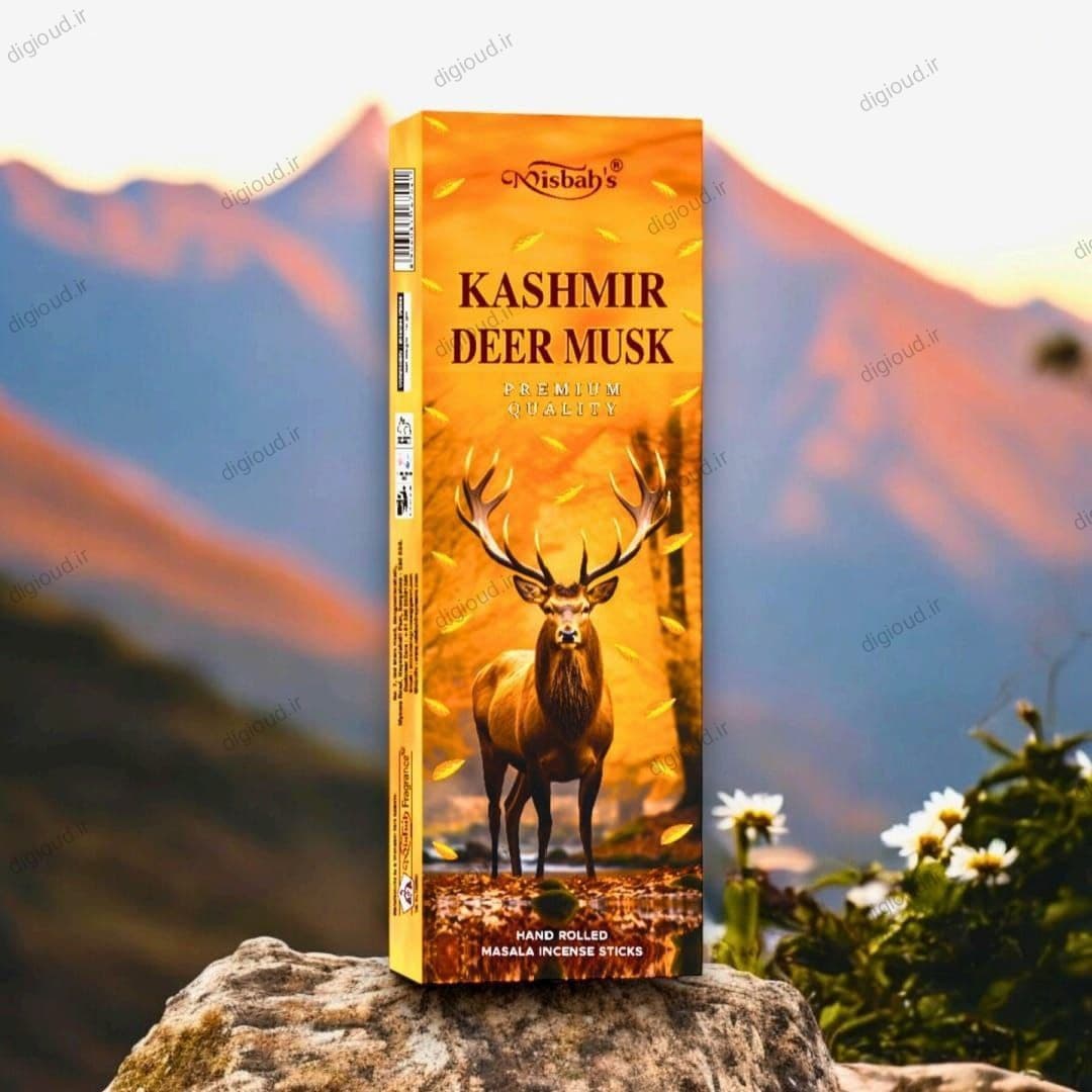 عود دست ساز مشک آهو کشمیری (KASHMIR DEER MUSK) میصباح Misbah