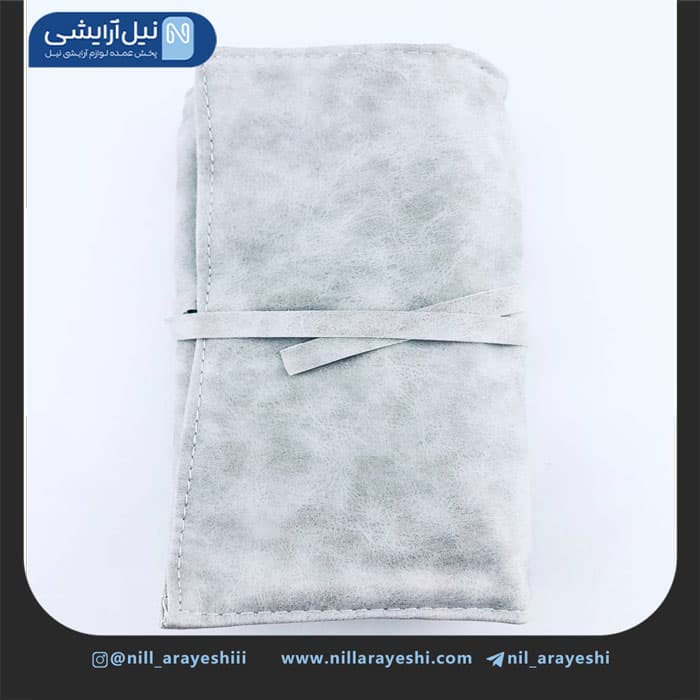 براش 14 تیکه کیفی طرح چرم — تصویر ۵