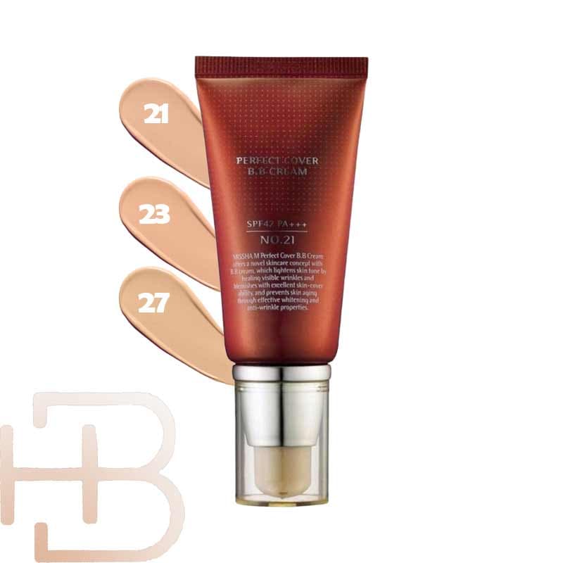 بی بی کرم پرفکت کاور SPF 42 کرم پودر رز بری — تصویر ۳