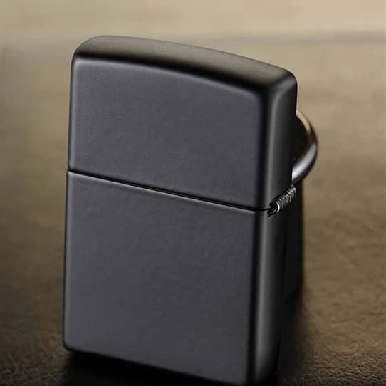 فندک زیپو اصل Zippo Classic Black Matte کد 218ZL — تصویر ۳