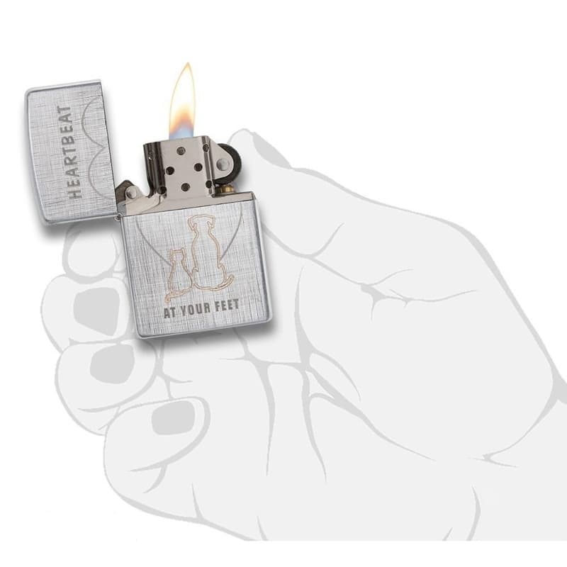 فندک زیپو اصل Zippo Cat & Dog کد 29258 — تصویر ۴