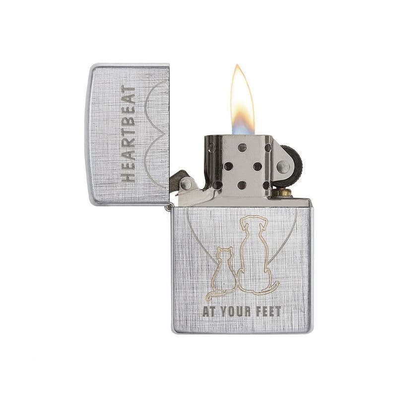 فندک زیپو اصل Zippo Cat & Dog کد 29258 — تصویر ۲