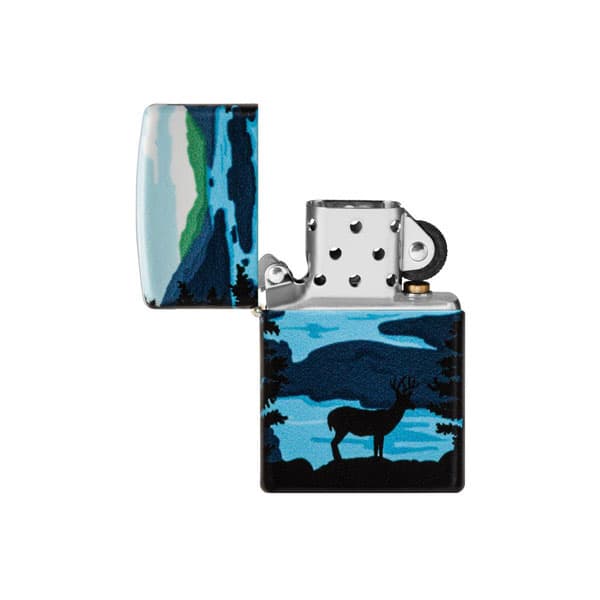 فندک زیپو Zippo Deer Landscape Design کد 49483 — تصویر ۳