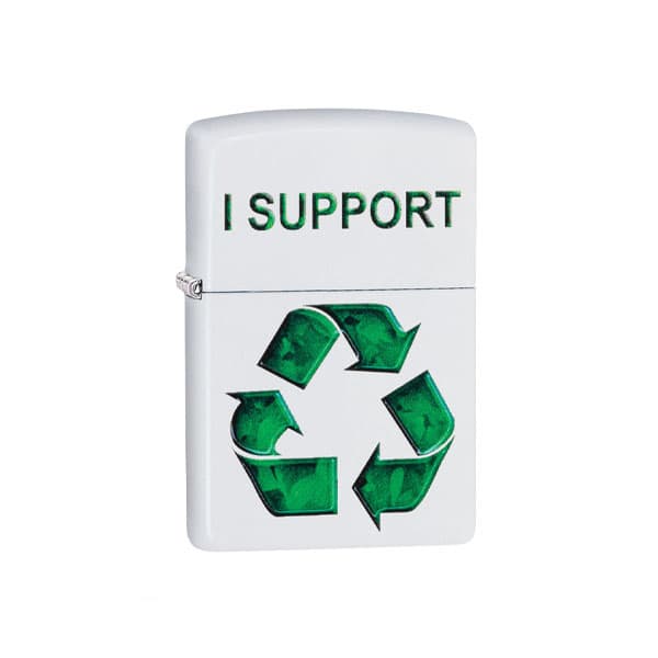 فندک زیپو اصل Zippo 214 I Support Recycling CI412230