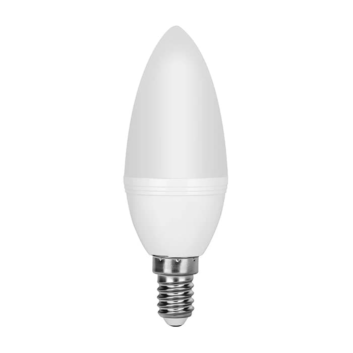 لامپ LED شمعی 6 وات مات