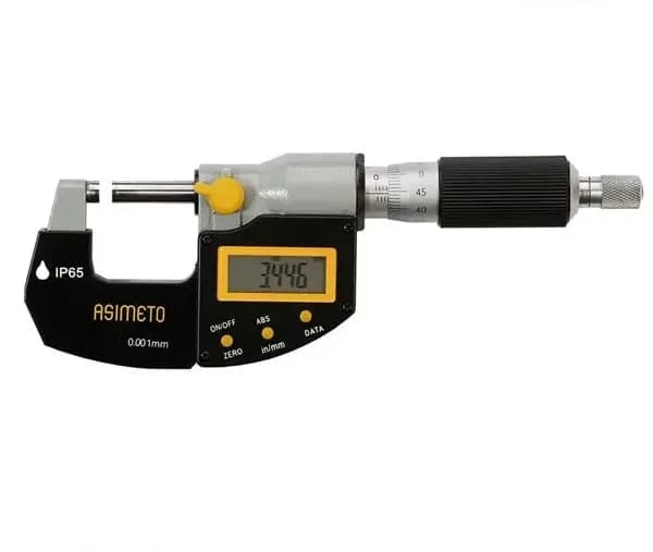 میکرومتر دیجیتال آسیمتو خارج سنج 50-25 میلی متر مدل 4-02-105