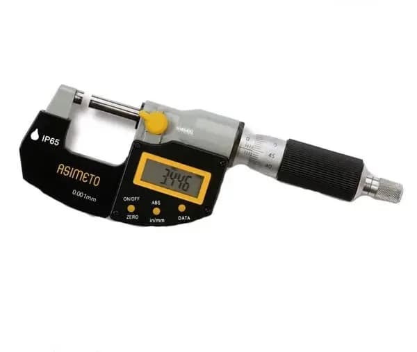 میکرومتر دیجیتال آسیمتو خارج سنج 75-50 میلی متر مدل 4-03-105