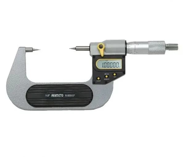 میکرومتر دیجیتال سوزنی آسیمتو خارج سنج 50-25 ضد آب مدل 0-02-126