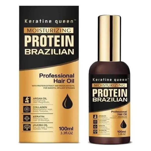 ست پروتئین برزیلی کراتین کویین Keratin Queen Protein Brazilian Set — تصویر ۴