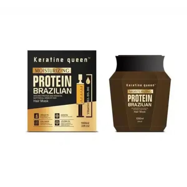 ست پروتئین برزیلی کراتین کویین Keratin Queen Protein Brazilian Set — تصویر ۳