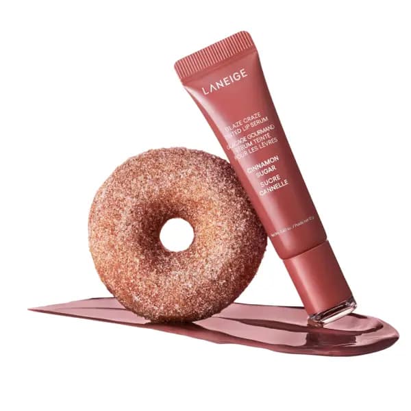 لیپ گلاس سرم لب رنگی گلیز کریز لانیژ CINNAMON SUGAR (MAUVE PINK)