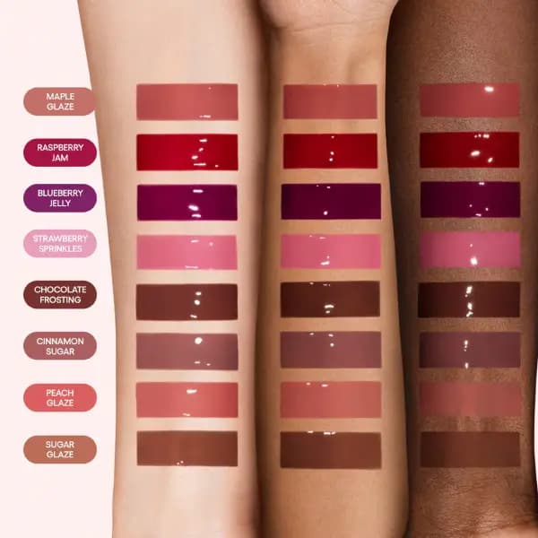 لیپ گلاس سرم لب رنگی گلیز کریز لانیژ CINNAMON SUGAR (MAUVE PINK) — تصویر ۳