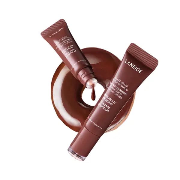 لیپ گلاس سرم لب رنگی گلیز کریز لانیژ CHOCOLATE FROSTING (WARM BROWN)